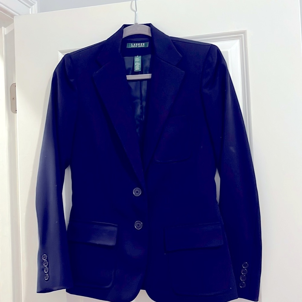 Lauren / Ralph Lauren Woman’s Single breasted navy blazer
